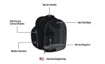 27L - Dagr Large Ducati Motorcycle Tail Bag - Image 9