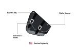 3L - Dark Age Plain Leather Motorcycle Solo Bag For Harley Softail - Image 9