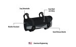 4L - Dark Age Plain Leather Motorcycle Fork Bag for Harley Davidson - Image 7