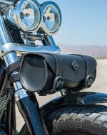 4L - Dark Age Plain Victory Leather Motorcycle Roll Bag - Image 4