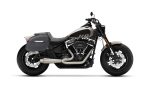 32L - Darkin Quick Mount Large Harley Softail Fat Bob FXFB/S Leather Wrapped Hard Saddlebags - Image 2