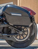 32L - Darkin Large Quick Mount Painted Hard Saddlebags for Harley Softail Slim FLSL - Image 4