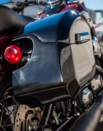 32L - Darkin Large Quick Mount Painted Hard Saddlebags for Harley Softail Slim FLSL - Image 5