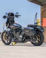 32L - Darkin Large Quick Mount Painted Hard Saddlebags for Harley Softail Street Bob FXBB - Image 3