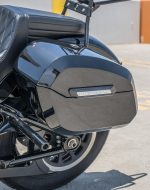 32L - Darkin Large Quick Mount Painted Hard Saddlebags for Harley Softail Street Bob FXBB - Image 5