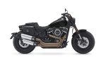 4L - Diablo Plain Leather Motorcycle Right Solo Bag For Harley Softail Fat Bob FXFB/S - Image 2