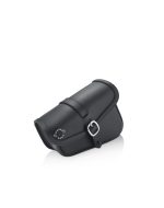 4L - Diablo Plain Leather Motorcycle Right Solo Bag For Harley Softail Fat Bob FXFB/S