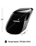 13L - Drifter Yamaha Bolt Specific Painted Motorcycle Hard Saddlebags - Image 4