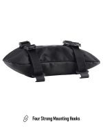 1L - Dirtman Small Dirt Bike/Enduro Fender Bag Black - Image 5