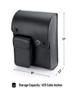 7L - Fatman Motorcycle Solo Bag For Harley Softail - Image 4