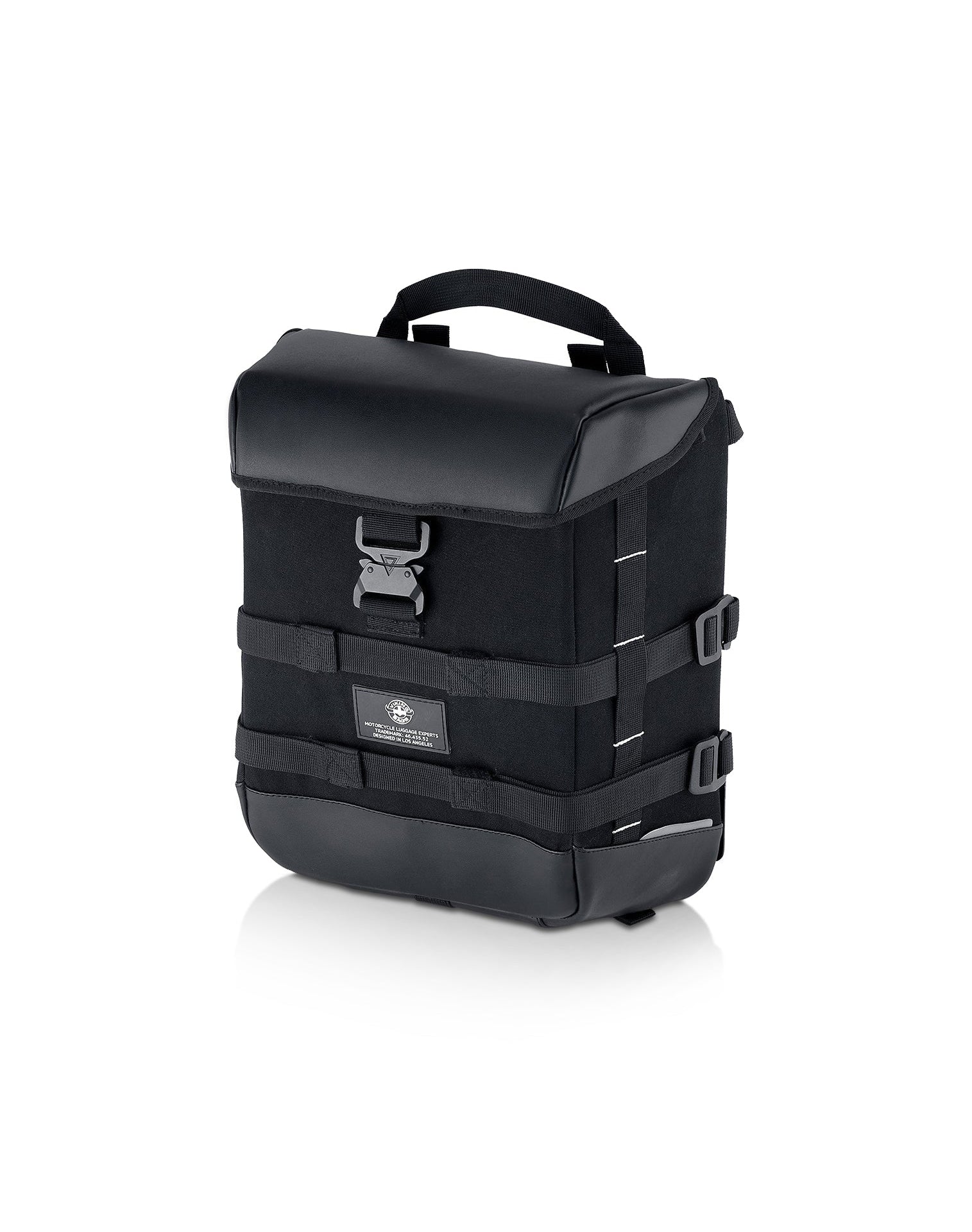 viking-incognito-detachable-small-solo-motorcycle-saddlebag-left-only-for-harley-dyna-low-rider-s-fxdls 15L - Incognito Quick Mount Medium Solo Saddlebag (Left Only) for Harley Dyna Low Rider S FXDLS - Image 1