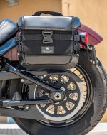 10L - Incognito Quick Mount Small Solo Motorcycle Saddlebag (Left Only) for Harley Softail Slim FLSL - Image 4