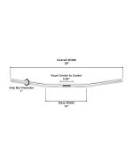 Viking Iron Born Drag Handlebar For Harley Dyna Low Rider FXDL Chrome - Image 3