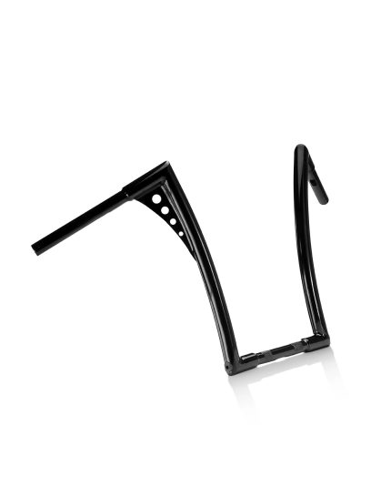 Viking Iron Born 12" Handlebar For Harley Dyna Super Glide FXD Gloss Black