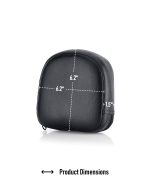 Viking Iron Born Plain Leather Short Motorcycle Backrest Pad for Harley Davidson Foldable Sissy Bar - Image 7