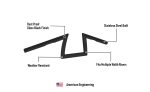 Viking Iron Born Z Handlebar For Harley Sportster Seventy Two Gloss Black - Image 7