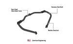 Viking Ironhog Crash Bar/Engine Guard for Harley Electra Glide Standard FLHT/I (2009, 2019-22) Gloss Black - Image 7