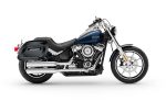 40L - Lamellar Raven Extra Large Painted Motorcycle Hard Saddlebags for Harley Softail Low Rider FXLR - Image 2