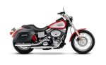 36L - Lamellar Raven Extra Large Shock Cut-out Leather Covered Hard Saddlebags for Indian Scout Bobber - Image 2