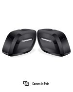 36L - Lamellar Raven Extra Large Shock Cut-out Painted Hard Saddlebags for Harley Street 500 - Image 3