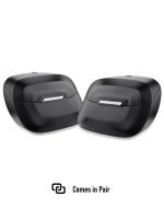 40L - Lamellar Raven XL Indian Chief Deluxe Matte Motorcycle Hard Saddlebags - Image 3