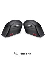 44L - Lamellar Stallion Extra Large Matte Motorcycle Hard Saddlebags for Harley Softail Low Rider S FXLRS - Image 3