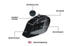 44L - Lamellar Stallion Extra Large Matte Motorcycle Hard Saddlebags for Harley Softail Low Rider FXLR - Image 7