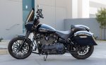 44L - Lamellar Stallion Extra Large Painted Motorcycle Hard Saddlebags for Harley Softail Street Bob FXBB - Image 2