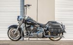 35L - Legacy Extra Large Studded Leather Motorcycle Saddlebags for Indian Scout Bobber - Image 2