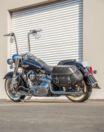 35L - Legacy Extra Large Studded Leather Motorcycle Saddlebags for Indian Scout Bobber - Image 3