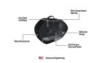 40L - Momentum Extra Large Expandable Indian Scout Bobber Saddlebags - Image 7