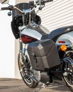 10L - Outlaw Quick Mount Small Harley Dyna Low Rider FXDL Hard Solo Saddlebag (Left Only) - Image 4