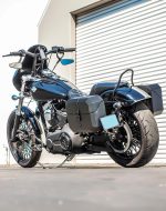 10L - Outlaw Quick Mount Small Harley Dyna Wide Glide FXDWG Hard Solo Saddlebag (Left Only) - Image 3