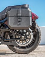 10L - Outlaw Quick Mount Small Harley Softail Slim FLSL Hard Solo Saddlebag (Left Only) - Image 4