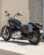 10L - Outlaw Quick Mount Small Harley Softail Standard FXST Hard Solo Saddlebag (Left Only) - Image 3