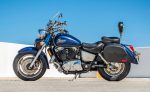 28L - Panzer Medium Hard Mount Honda Shadow 1100 Sabre Leather Motorcycle Saddlebags - Image 2
