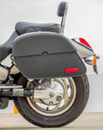 28L - Panzer Medium Hard Mount Honda VTX 1300 C Motorcycle Saddlebags - Image 4