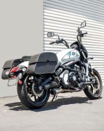 28L - Panzer Medium Hard Mount Kawasaki Vulcan S VN650 Motorcycle Saddlebags - Image 3