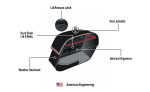 28L - Panzer Medium Hard Mount Triumph Thunderbird 1700 Big Bore Saddlebags - Image 9