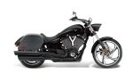 28L - Panzer Medium Hard Mount Victory 8 Ball Motorcycle Saddlebags - Image 2
