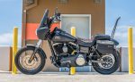 18L - Patriot Medium Motorcycle Throw Over Saddlebags for Harley Dyna Street Bob FXDB - Image 2