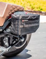 18L - Patriot Medium Motorcycle Throw Over Saddlebags for Harley Softail Slim FLS - Image 4