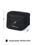 10L - Patriot Small Throw Over Saddlebags for Harley Dyna Street Bob FXDB - Image 8