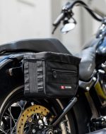 10L - Patriot Small Motorcycle Throw Over Saddlebags for Harley Softail Slim FLS - Image 3