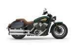 28L - Phantom Large Indian Scout Painted Motorcycle Hard Saddlebags - Image 2