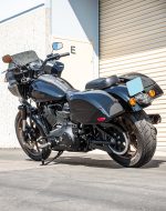 28L - Phantom Large Painted Hard Saddlebags For Harley Softail Low Rider ST FXLRST - Image 3
