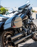 28L - Phantom Large Painted Hard Saddlebags For Harley Softail Low Rider ST FXLRST - Image 5