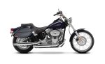 28L - Phantom Large Painted Motorcycle Hard Saddlebags For Harley Softail Standard FXST/I - Image 2