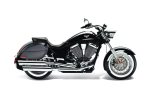 28L - Phantom Large Victory Boardwalk Painted Motorcycle Hard Saddlebags - Image 2