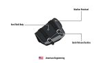 6L - Pony Indian Scout Rogue Leather Motorcycle Solo Bag (Right Only) - Image 9